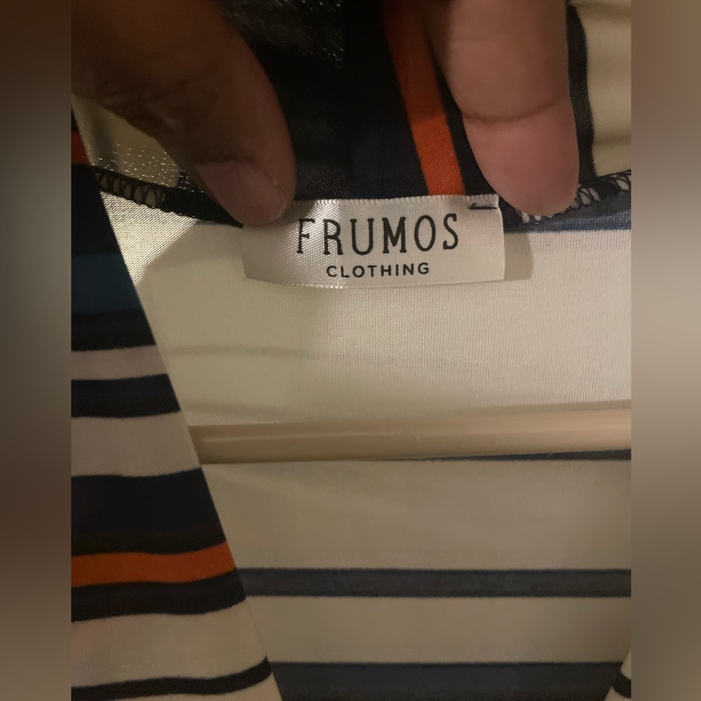Frumps Dress elegant and stripped size XL - Picture 2 of 5